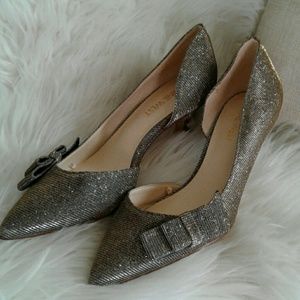 🆕Nine West glittery sparkly pointed toe shoes💖